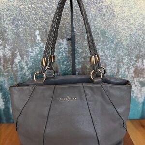 Cole Haan Adele Tote- Vintage Vibes in neutral gray color